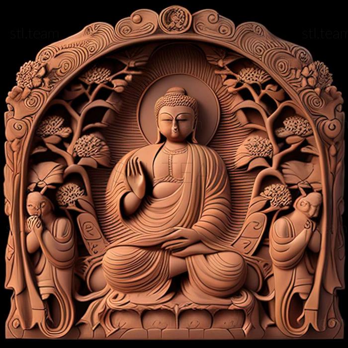 3D model Shakyamuni Buddha (STL)